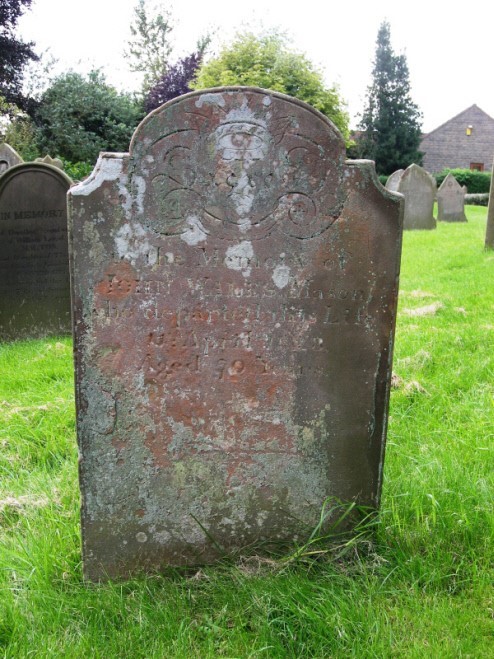 Photograph of gravestone