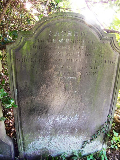 Photograph of gravestone