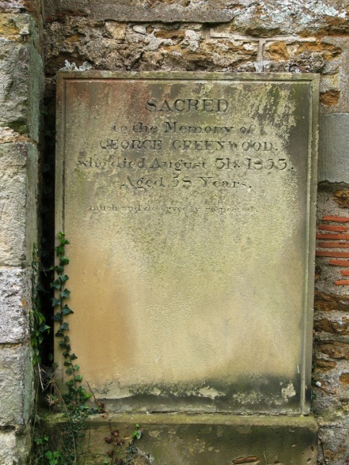 Photograph of gravestone