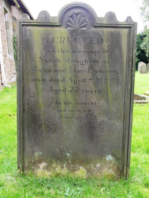 Photograph of gravestone