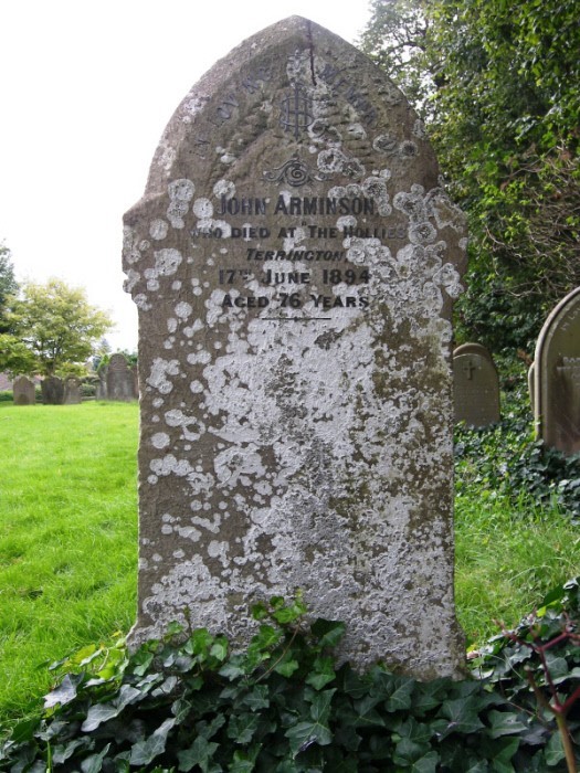 Photograph of gravestone