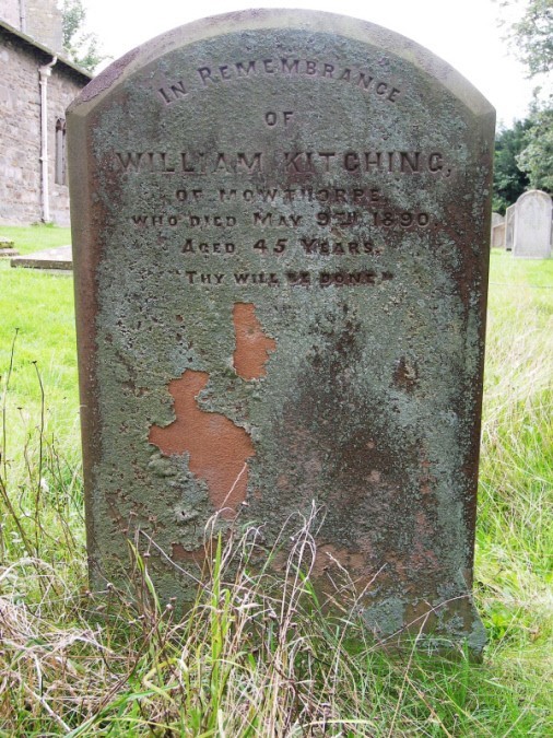 Photograph of gravestone