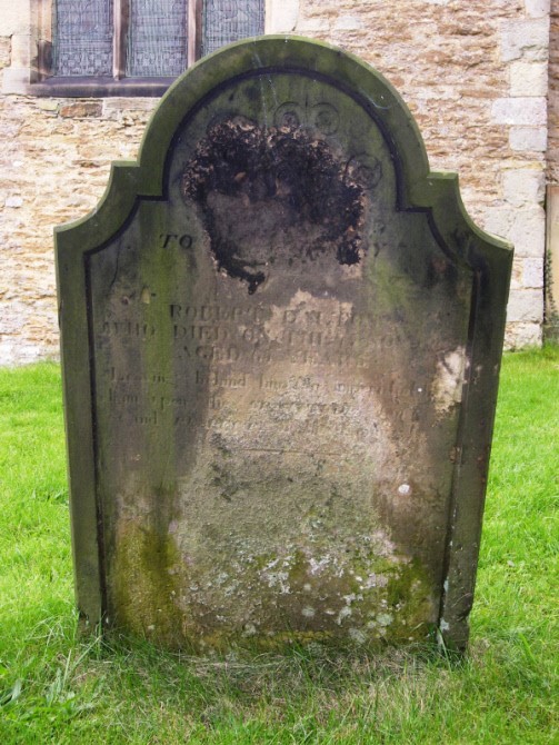 Photograph of gravestone