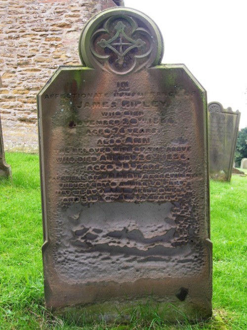 Photograph of gravestone