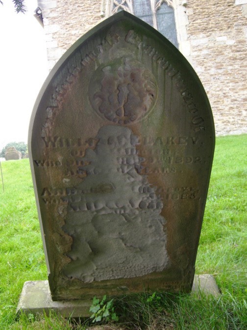 Photograph of gravestone