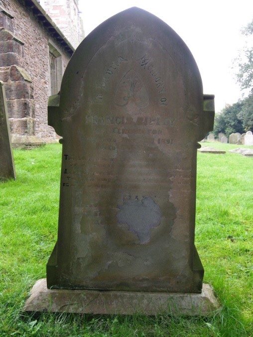 Photograph of gravestone