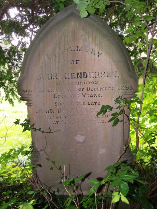 Photograph of gravestone