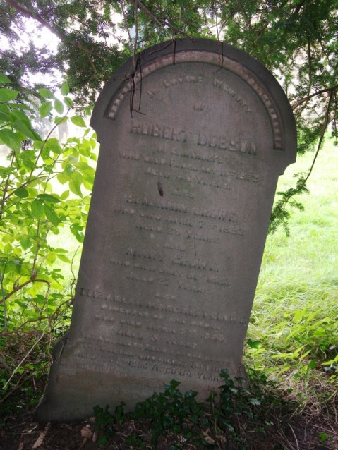 Photograph of gravestone