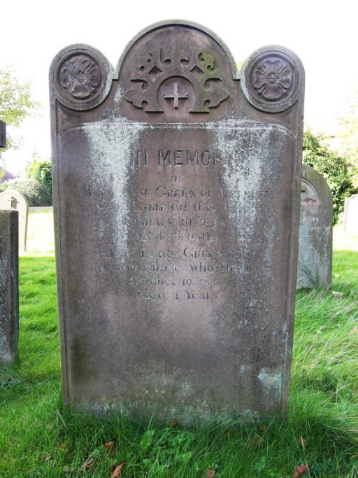 Photograph of gravestone