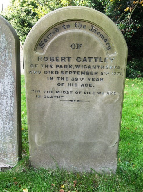 Photograph of gravestone