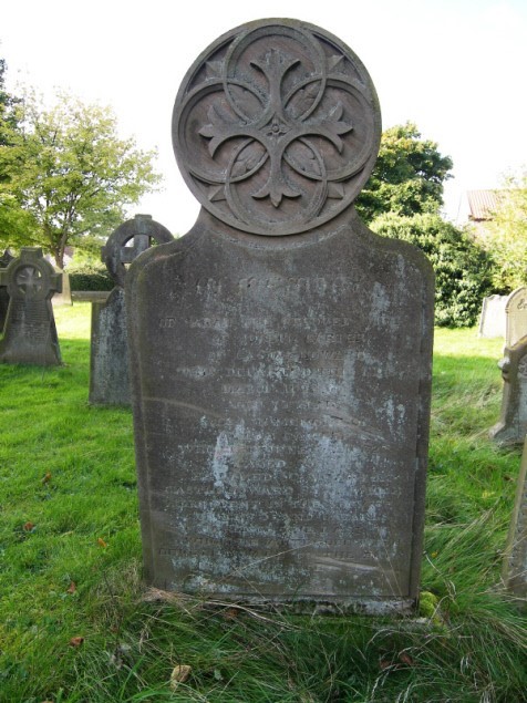 Photograph of gravestone