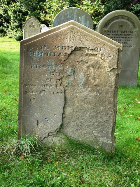 Photograph of gravestone