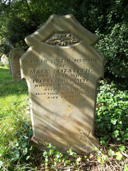 Photograph of gravestone