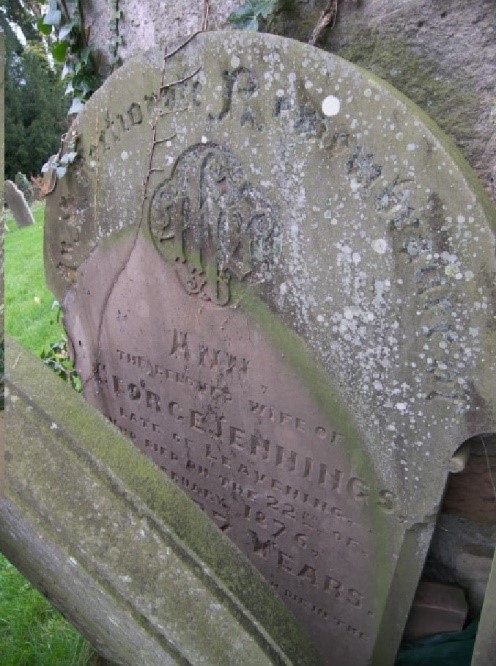 Photograph of gravestone