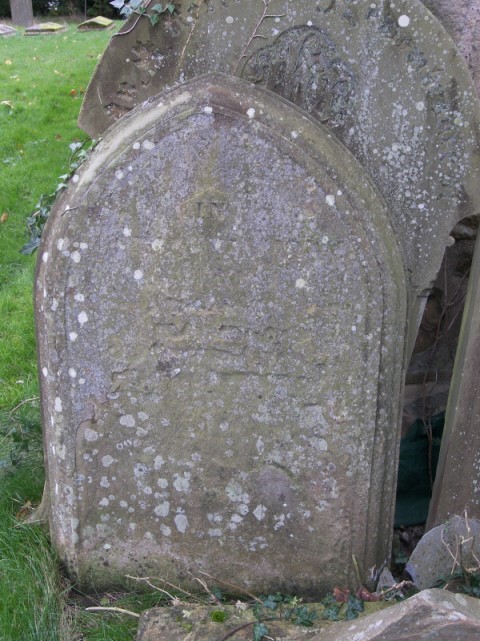 Photograph of gravestone