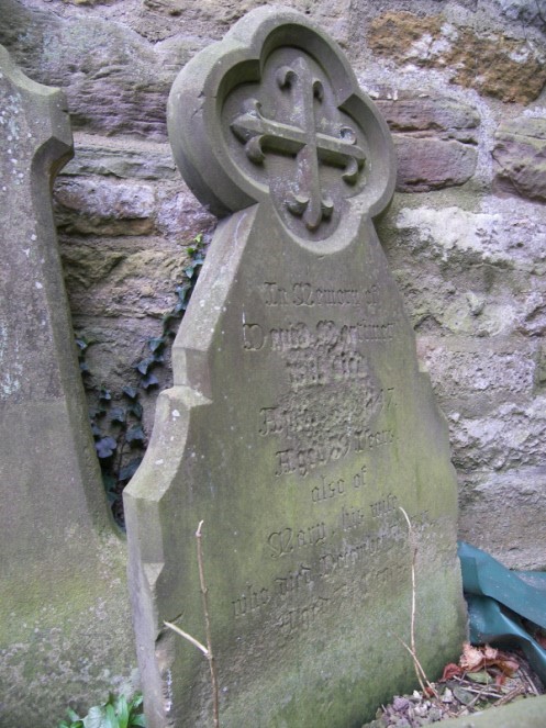 Photograph of gravestone